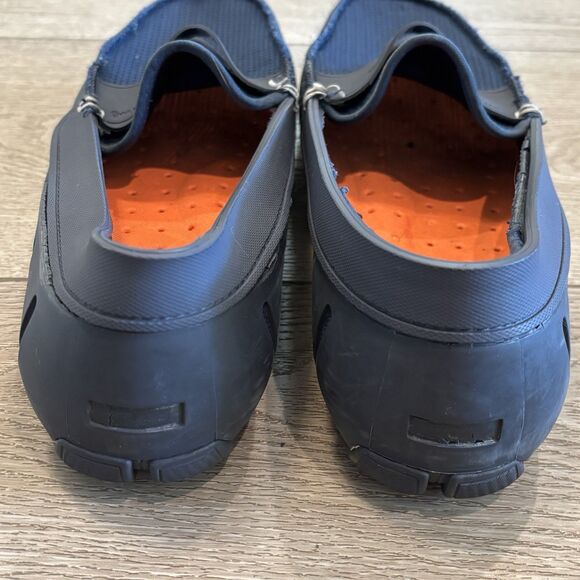 SWIMS Men's Loafers Lace Slip On Boat Deck Waterproof Shoes Blue US Size 11 - Picture 3 of 6